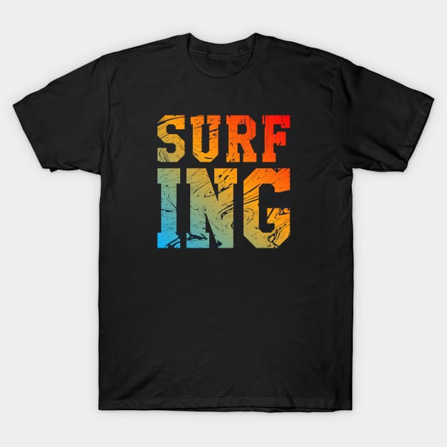 Beautiful and colorful design for Surf Lovers T-Shirt by Eskitus Fashion